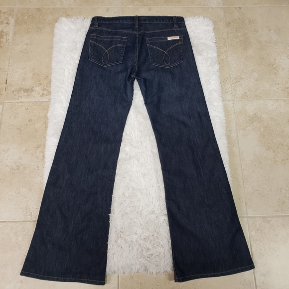 Calvin Klein Size 8 Wide Leg Blue - Picture 3 of 17